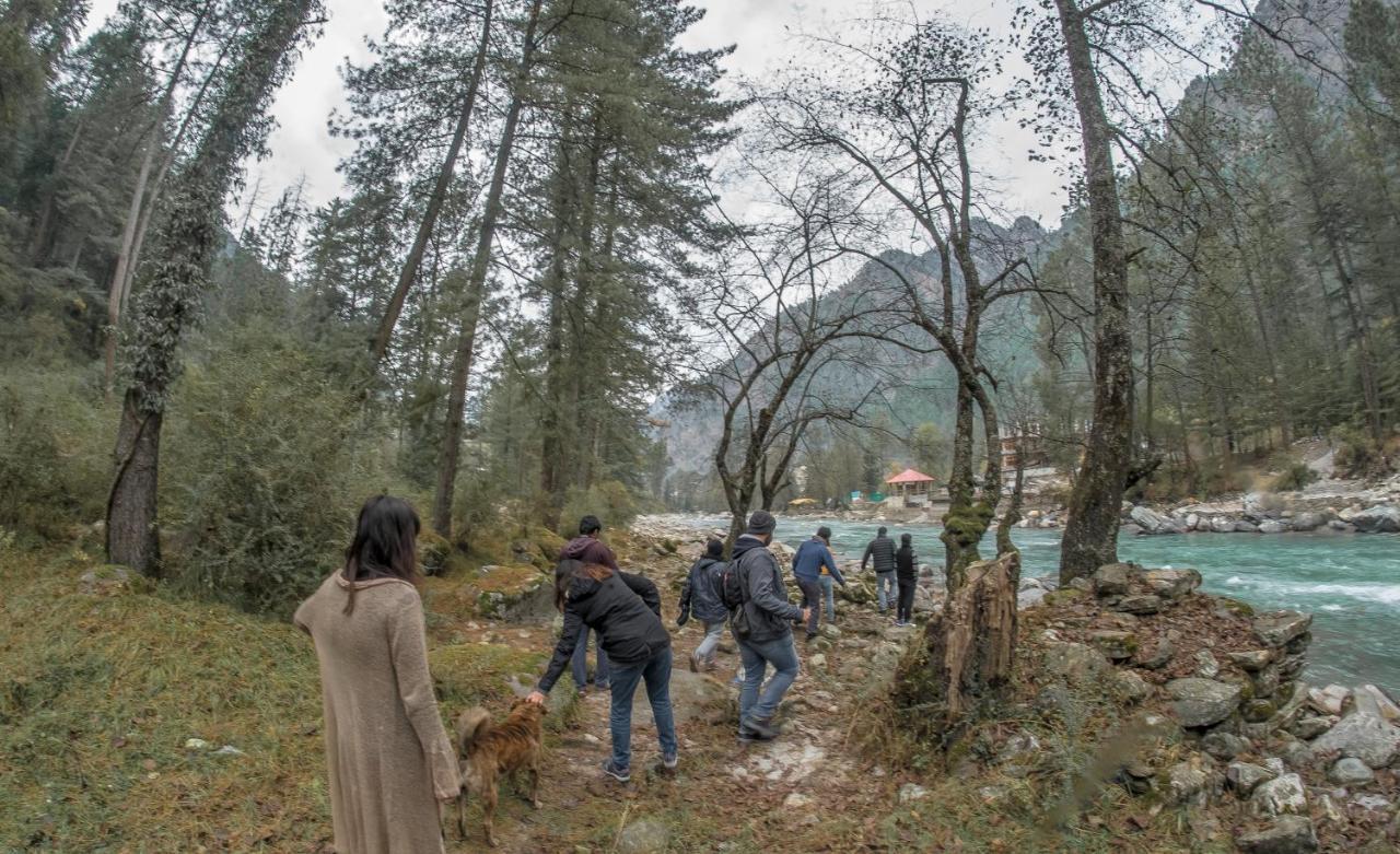 Parvati Kuteer Riverside Resort Kasol Exteriör bild