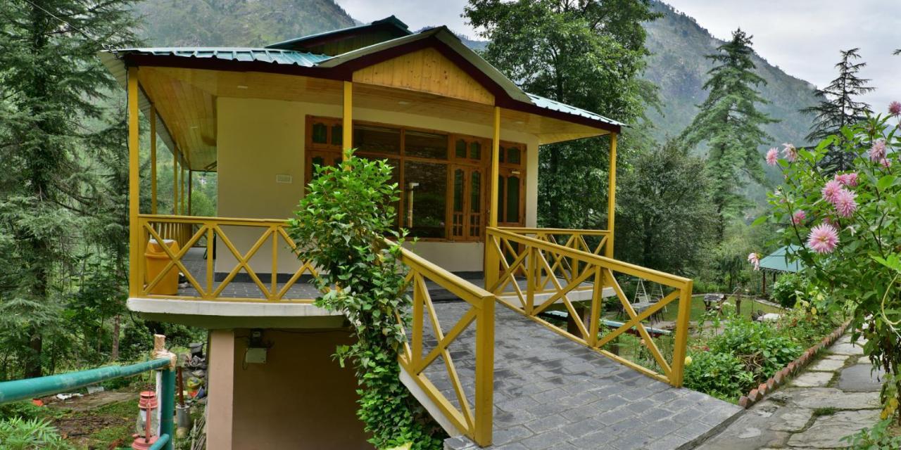 Parvati Kuteer Riverside Resort Kasol Exteriör bild