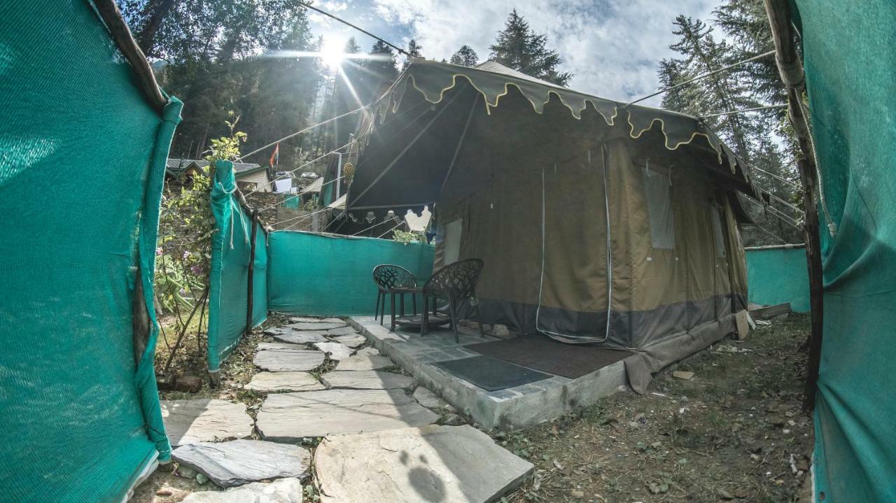 Parvati Kuteer Riverside Resort Kasol Exteriör bild