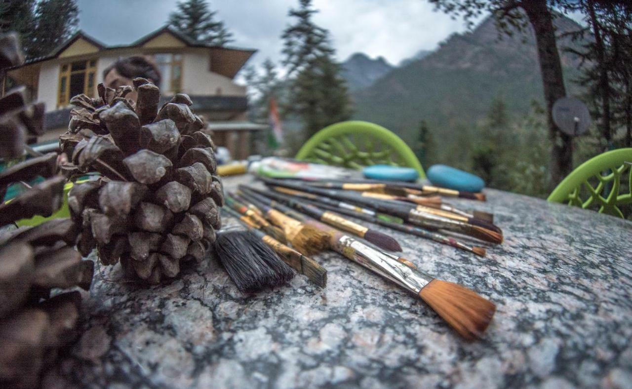 Parvati Kuteer Riverside Resort Kasol Exteriör bild